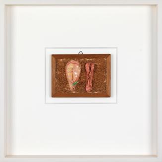 Birgit Jürgenssen, Ohne Titel, um 1972, Diverse Materialien, 10,5 × 16,1 × 4,5 cm, Leihgabe der ...