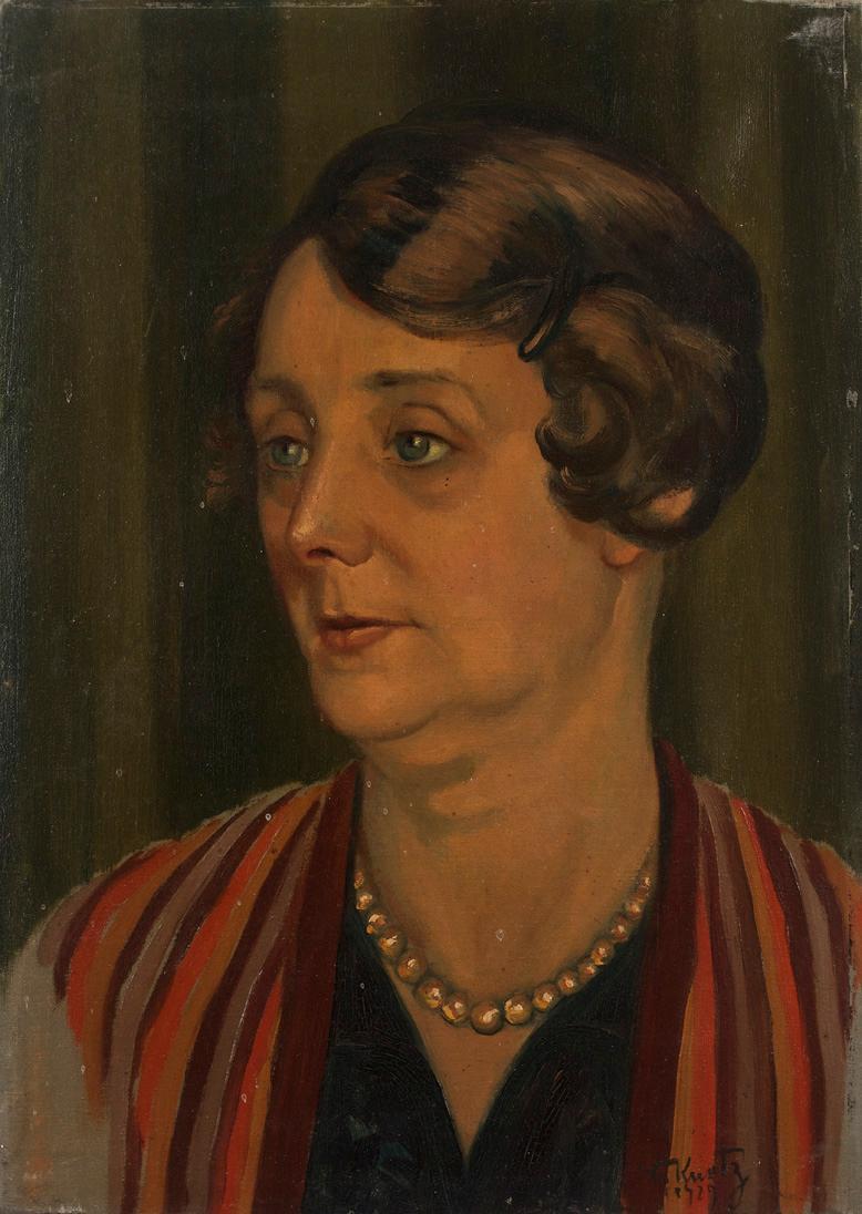 Camillo Kurtz, Damenporträt, 1929, Öl auf Leinwand, 43 × 30,8 cm, Belvedere, Wien, Inv.-Nr. 102 ...