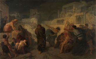 Ludwig Mayer, Jerusalem nach Christi Tod, 1866, Öl auf Leinwand, 152 x 245 cm, Belvedere, Wien, ...