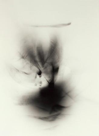 Michael Part, Nachtlicht 3, 2011, Silbergelatin-Fotogramm, Museumsglas gerahmt, 38,5 x 28,5 cm, ...