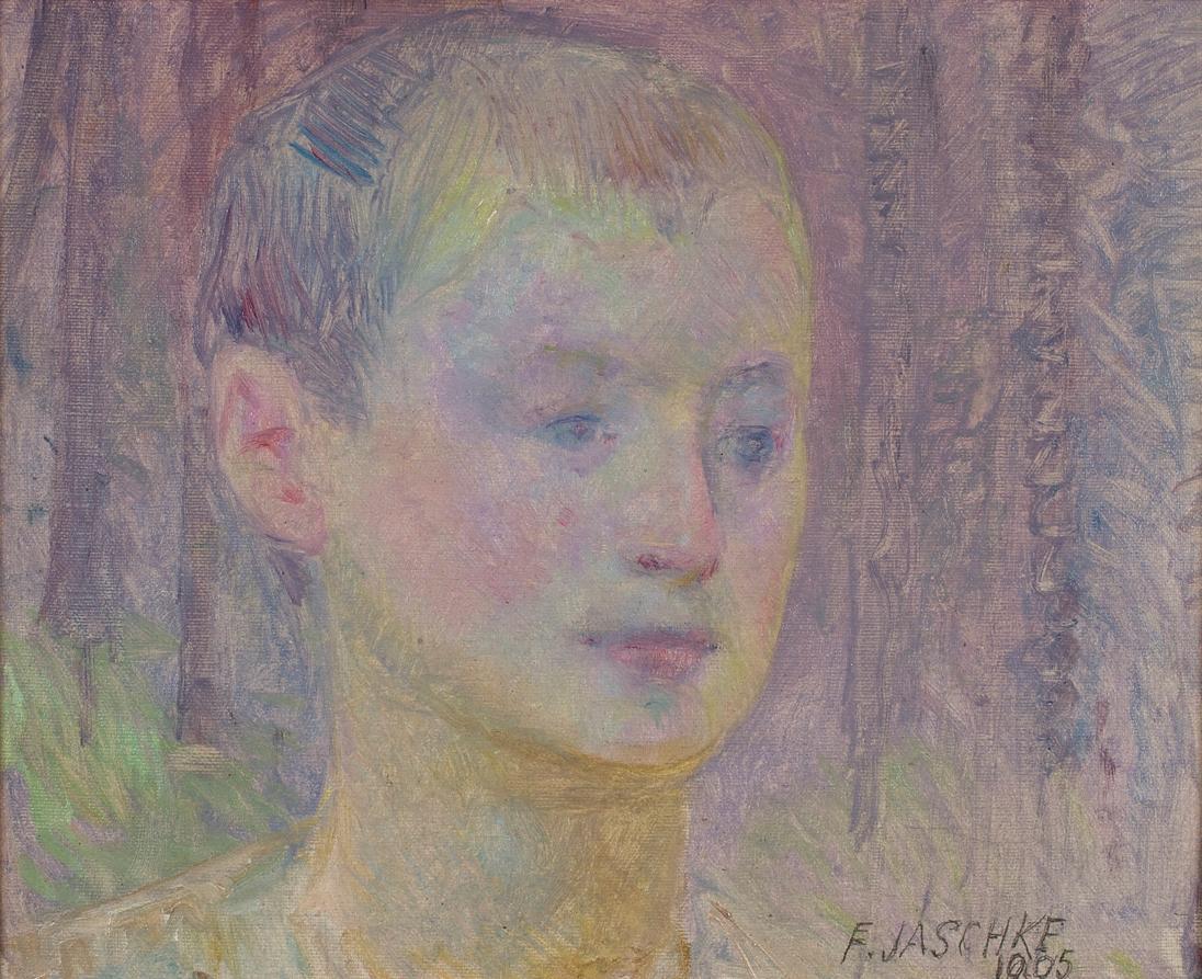 Franz Jaschke, Franzerl, der Sohn des Künstlers, 1905, Öl auf Leinwand, 28 x 36 cm, Belvedere,  ...