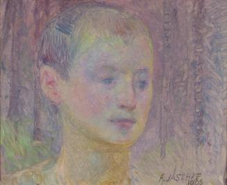 Franz Jaschke, Franzerl, der Sohn des Künstlers, 1905, Öl auf Leinwand, 28 x 36 cm, Belvedere,  ...