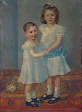 Franz Jaschke, Porträt zweier Kinder, 1907, Öl auf Leinwand, 116 x 86 cm, Belvedere, Wien, Inv. ...
