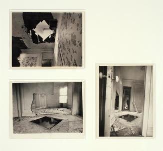 Gordon Matta-Clark, Bronx Floors: Floor Above, Ceiling Below, 1972, 3 Silbergelatine-Abzüge, Pa ...