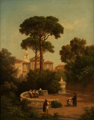 Jan Novopacky, Kloster Camalduli, 1864, Öl auf Leinwand, 63,5 x 50 cm, Belvedere, Wien, Inv.-Nr ...