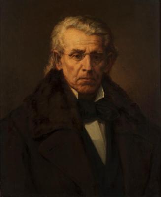 Christian Griepenkerl, Der Maler Josef von Führich, 1876, Öl auf Leinwand, 71 x 57 cm, Belveder ...