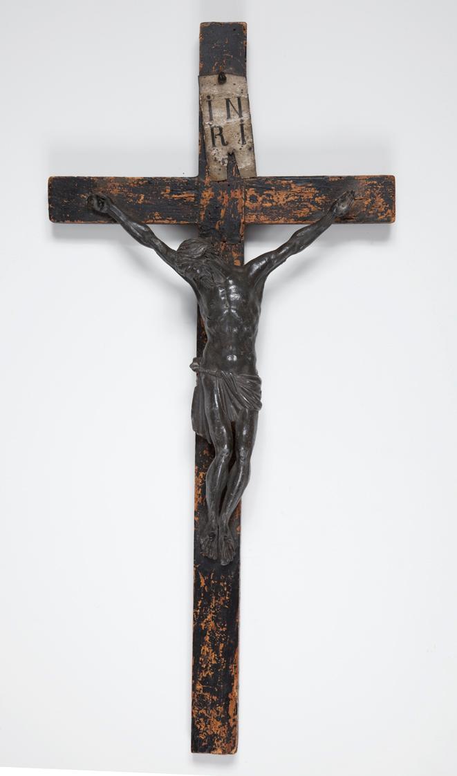 Unbekannter Künstler, Kruzifixus, um 1770, Blei, H: 27 cm, Belvedere, Wien, Inv.-Nr. 5293