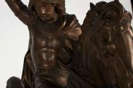 Anton Dominik Ritter von Fernkorn, Reiterstatuette des heiligen Georg den Drachen tötend, Detai ...