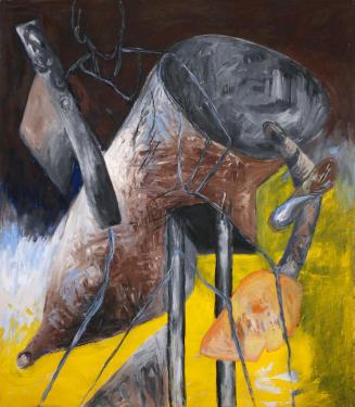 Klaus Dieter Zimmer, Ohne Titel, undatiert, Öl auf Leinwand, 220 × 195 cm, Belvedere, Wien, Inv ...