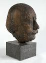 Heinrich A. Deutsch, Albert Einstein, 1959, Bronze, Granitsockel, 42,5 cm, Leihgabe der Artothe ...