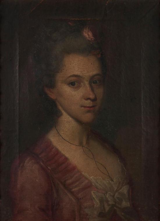 Therese Koschack, née Ruard, um 1750/1800, Öl auf Leinwand, 52 x 38 cm, Belvedere, Wien, Inv.-N ...