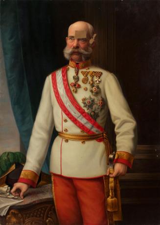 Kaiser Franz Joseph I., um 1900, Öl auf Leinwand, ungerahmt: 132 × 94,5 cm, Dauerleihgabe aus P ...