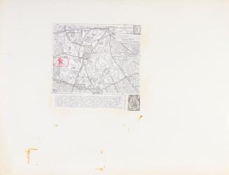 Felix Kalmar, Paris, 1970, Collage, 50 x 65 cm, Belvedere, Wien, Inv.-Nr. 10636/9
