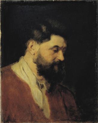 Hans Canon, Porträtstudie eines Mannes, um 1875, Öl auf Leinwand, 56 x 45 cm, Belvedere, Wien,  ...