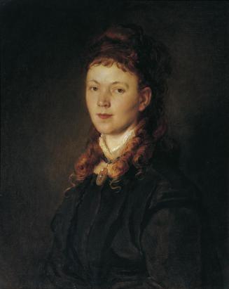 Hans Canon, Mädchen mit rotblondem Haar, Öl auf Leinwand, 71,5 x 58 cm, Belvedere, Wien, Inv.-N ...