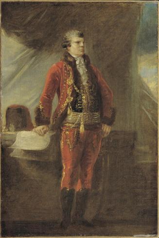 Friedrich Heinrich Füger, Ein ungarischer Magnat, um 1790, Öl auf Leinwand, 43,5 x 29,5 cm, Bel ...