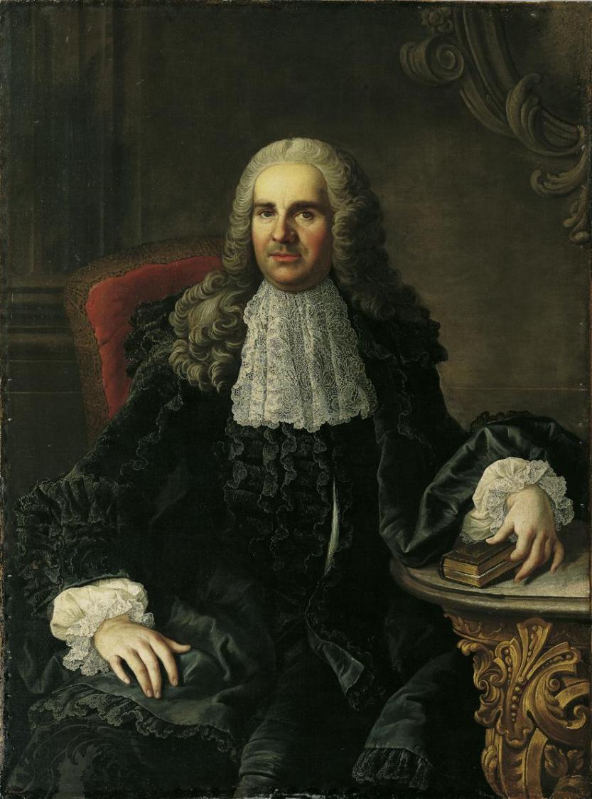 Martin van Meytens d. J., Johann Christoph Freiherr von Bartenstein, um 1740, Öl auf Leinwand,  ...