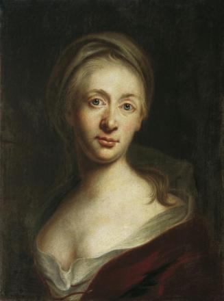Christian Seybold, Damenbildnis, Öl auf Holz, 60,5 x 46 cm, Belvedere, Wien, Inv.-Nr. 2533