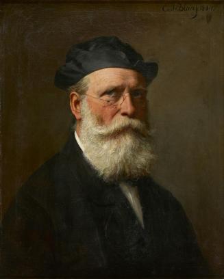 Karl von Blaas, Selbsporträt, 1884, Öl auf Leinwand, 67 x 53 cm, Belvedere, Wien, Inv.-Nr. 2753