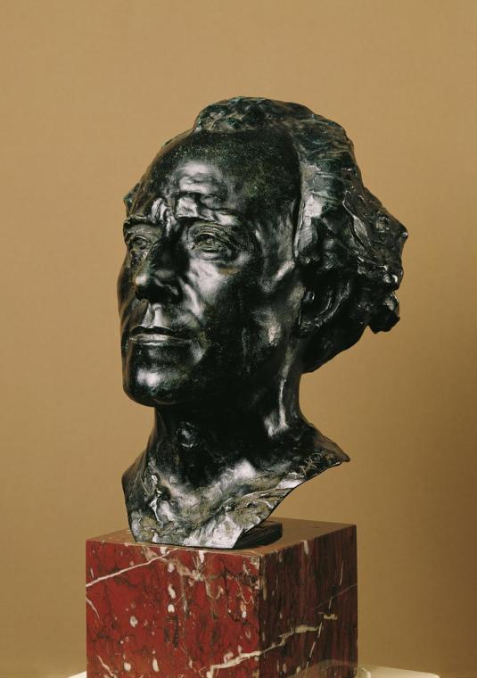 Auguste Rodin, Gustav Mahler (1860-1911), 1909, Bronze, H. ohne Sockel: 33,5 cm, Belvedere, Wie ...