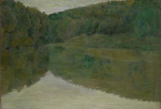 Friedrich König, Der stille Teich, um 1910, Öl auf Leinwand, 68 x 100 cm, Belvedere, Wien, Inv. ...