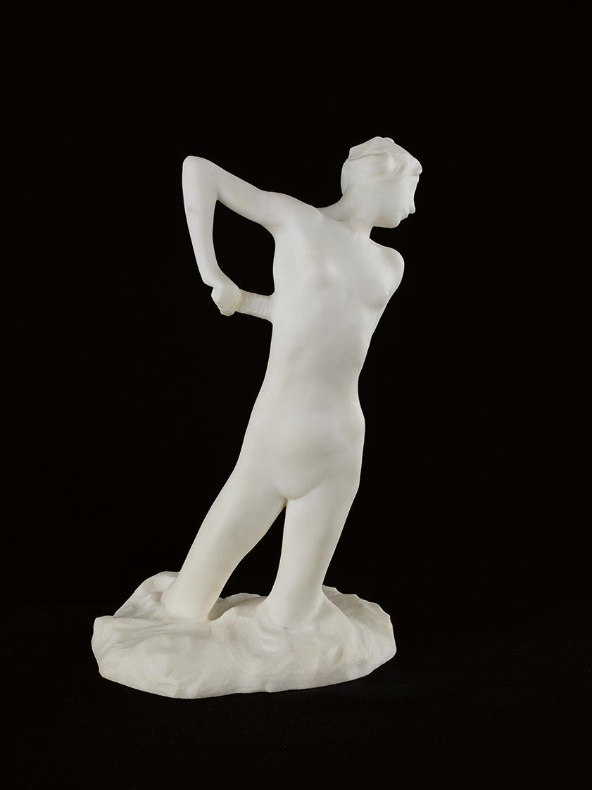 Georges Minne, Badende, Marmor, 40 x 27 x 19 cm, Belvedere, Wien, Inv.-Nr. 4191