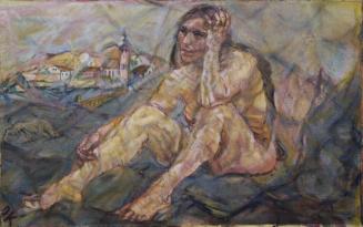 Oskar Kokoschka, Heimsuchung, 1912, Öl auf Leinwand, 80 × 127 cm, Belvedere, Wien, Inv.-Nr. 400 ...