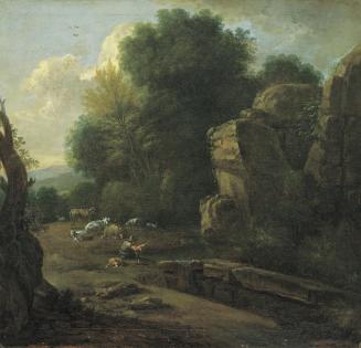 Johann Franz Nepomuk Lauterer, Der Morgen, Öl auf Leinwand, 41,5 x 44 cm, Belvedere, Wien, Inv. ...