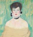Gustav Klimt, Amalie Zuckerkandl, 1917/18 (möglicherweise bereits 1913/14 begonnen), Öl auf Lei ...