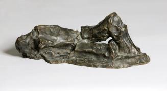 Fritz Wotruba, Liegende Figur III, 1972, Bronze, 36 × 13 × 14 cm, Belvedere, Wien, Inv.-Nr. FW  ...