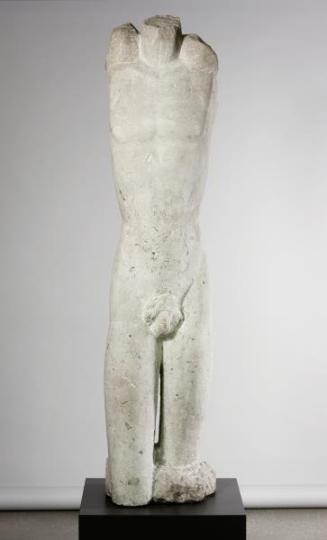 Fritz Wotruba, Torso, 1930, Karstmarmor, 165 × 38,5 × 35 cm, Belvedere, Wien, Inv.-Nr. FW 1477