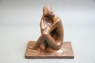 Fritz Wotruba, Kleine Kauernde, um 1930, Bronze, 25,5 × 13,5 × 26,5 cm, Belvedere, Wien, Inv.-N ...