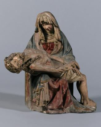Steirischer Bildhauer (?), Pietà, um 1425/1430, Sandstein, H: 66 cm, Belvedere, Wien, Inv.-Nr.  ...
