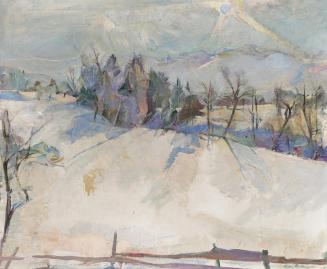 Anton Mahringer, Kärntner Winterlandschaft, 1941, Öl auf Leinwand, 54 x 64 cm, Belvedere, Wien, ...