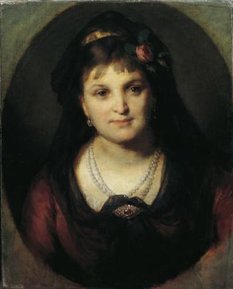 Friedrich von Amerling, Rosalia Hermann, 1872, Öl auf Leinwand, 61 x 48,5 cm, Belvedere, Wien,  ...