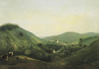 Johann Christian Brand, Landschaft bei Kalksburg, Öl auf Leinwand, 52 x 72 cm, Belvedere, Wien, ...