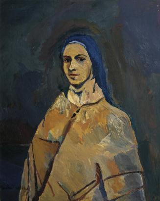 Herbert Boeckl, Die Heilige Thérèse von Lisieux, 1952, Öl auf Leinwand, 92 x 73,5 cm, Belvedere ...