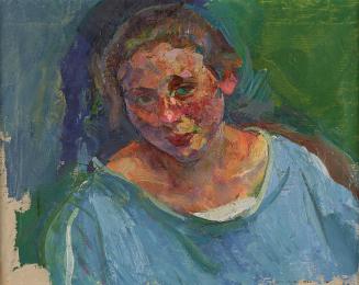 Anton Kolig, Porträt Hilde Stühler-Herzmansky, 1922, Öl auf Leinwand, 40 × 50 cm, Belvedere, Wi ...