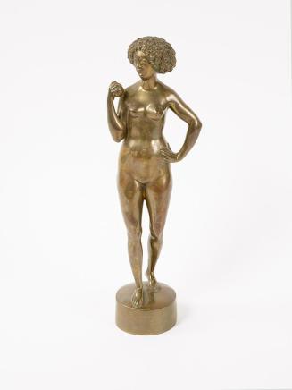 Franz Barwig, Eva, 1910, Gelbguss, 37,5 × 11,5 × 8,5 cm, Artothek des Bundes, Dauerleihgabe im  ...