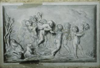 Caspar Franz Sambach, Kinderbacchanal, 1778, Öl auf Leinwand, 102 x 150 cm, Belvedere, Wien, In ...