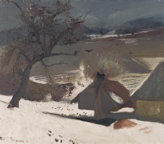 Josef Dobrowsky, Mühle im Winter, 1930, Öl auf Leinwand, 61 x 70 cm, Belvedere, Wien, Inv.-Nr.  ...