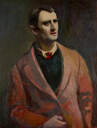 Josef Dobrowsky, Selbstporträt, 1936, Öl auf Leinwand, 90 x 70 cm, Belvedere, Wien, Inv.-Nr. 33 ...