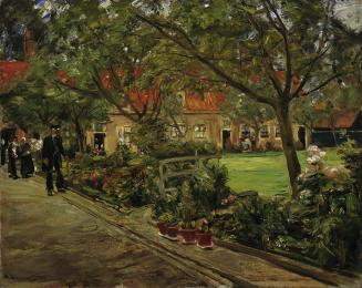 Max Liebermann, Spitalgarten in Edam, 1904, Öl auf Leinwand, 70,5 x 88,5 cm, Belvedere, Wien, I ...