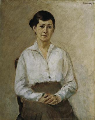 Max Liebermann, Käthe Liebermann – Die Tochter des Künstlers, 1916, Öl auf Leinwand, 93,5 x 74, ...