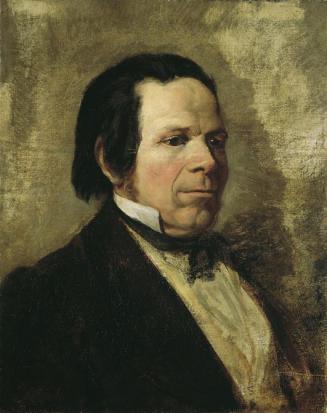 Josef Danhauser, Porträt eines Mannes, um 1840, Öl auf Leinwand, 56,5 x 45,5 cm, Belvedere, Wie ...