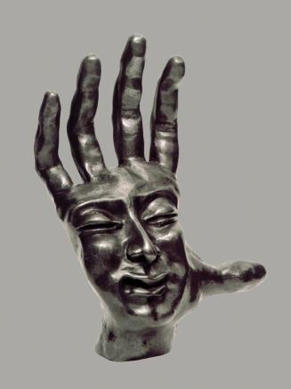 Elsa Olivia Urbach, Die Hand Buddhas, 1970-1971, Bronze, 25 x 17 cm, Belvedere, Wien, Inv.-Nr.  ...