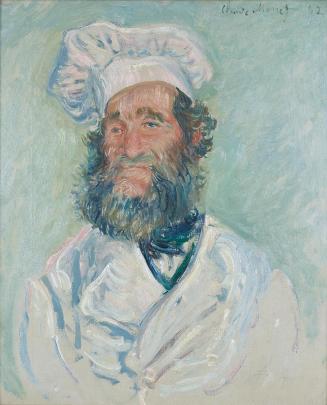 Claude Monet, Der Koch, Monsieur Paul, 1882, Öl auf Leinwand, 64,5 x 52,1 cm, Belvedere, Wien,  ...