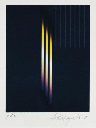 Alina Kalczynska, Ohne Titel, 1989, Druck auf Papier, 22,5 x 18 cm, Belvedere, Wien, Inv.-Nr. 8 ...