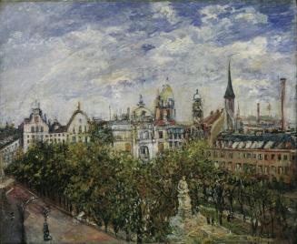 Ansicht von Prag, 1890, Öl auf Leinwand, 60 x 73,5 cm, Belvedere, Wien, Inv.-Nr. 5406