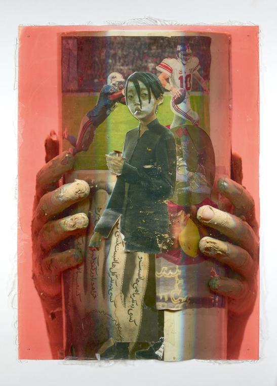 Lucie Stahl, Untitled (Trashcan 1), 2011, Inkjetprint, Polyurethanlack, UV-echter Polyurethan,  ...